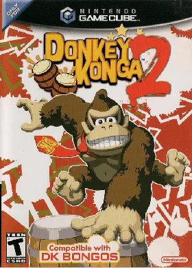 Donkey Konga 2 box cover front